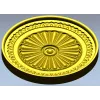 Imperial Rosette Medallion - STL 3D model for CNC carving