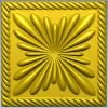 Square Floral Rosette STL