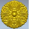 Florentine Sun Rosette - STL 3D model for CNC carving