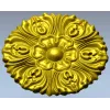 Florentine Sun Rosette - STL 3D model for CNC carving