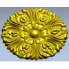 Florentine Sun Rosette - STL 3D model for CNC carving
