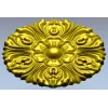 Florentine Sun Rosette - STL 3D model for CNC carving