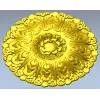 Imperial Acanthus Rosette - detailed 3D STL model for CNC