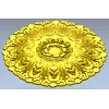Imperial Acanthus Rosette - detailed 3D STL model for CNC