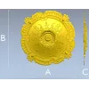 Розетка декоративная "Флоренция" - 3D модель STL для ЧПУ