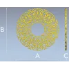 Розетка "Золотой вензель" - 3D модель STL для ЧПУ