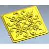 Ромбовая розетка с акантовыми завитками - STL 3D модель для ЧПУ