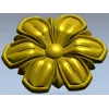 Floral Rosette 3D model STL for CNC carving