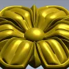 Floral Rosette 3D model STL for CNC carving