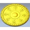 Auric Sun Rosette - STL ceiling rosette for CNC