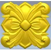 Флерон - декоративная розетка в формате STL для ЧПУ