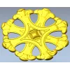 Ornate Six-Lobed Rosette - STL 3D Model for CNC