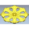 Ornate Six-Lobed Rosette - STL 3D Model for CNC