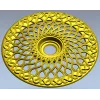 Interlace Sun Rosette - STL 3D model for CNC milling