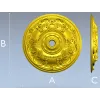 Розетка "Летний вензель" - 3D модель STL для ЧПУ