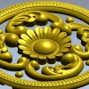 Розетка "Аурелия" - 3D модель STL для ЧПУ