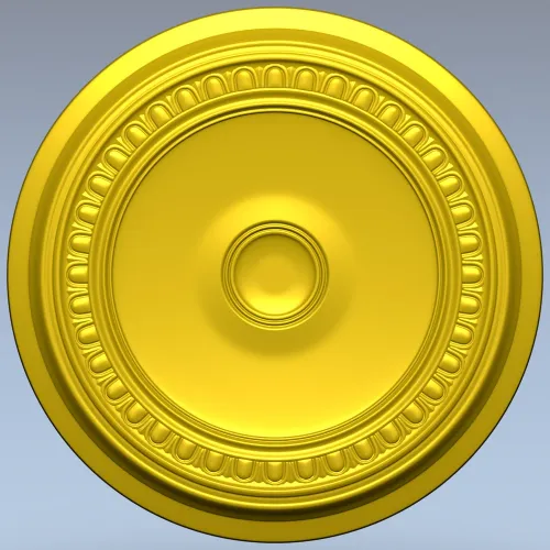 Imperial Rosette - STL 3D model for CNC carving