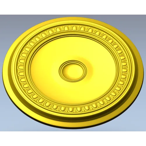 Imperial Rosette - STL 3D model for CNC carving