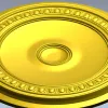 Imperial Rosette - STL 3D model for CNC carving