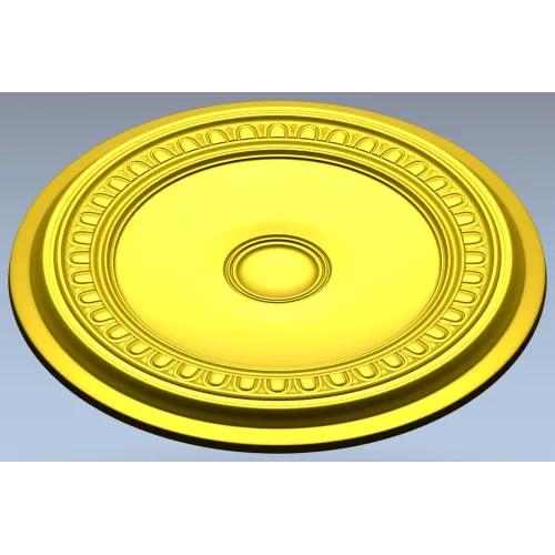Imperial Rosette - STL 3D model for CNC carving
