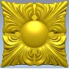Acanthus Sun Rosette STL for CNC