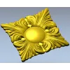 Acanthus Sun Rosette STL for CNC