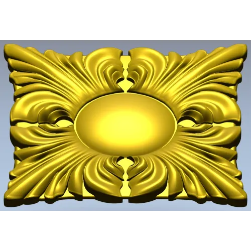Acanthus Sun Rosette STL for CNC