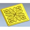 Heartleaf Rosette - STL 3D model for CNC carving