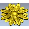Floral Rosette STL for CNC - Daisy Medallion 3D Model