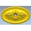 Oval Acanthus Rosette - STL 3D model for CNC milling