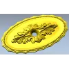 Oval Acanthus Rosette - STL 3D model for CNC milling