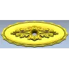 Oval Acanthus Rosette - STL 3D model for CNC milling