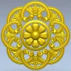 Розетка "Флорентина" - 3D модель STL для ЧПУ