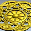 Розетка "Флорентина" - 3D модель STL для ЧПУ