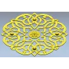 Aurelia Rosette - ornate round STL for CNC carving