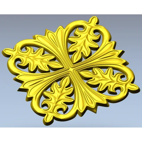 Aurelia Rosette - STL 3D model for CNC carving