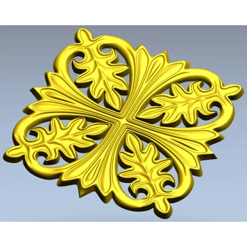 Aurelia Rosette - STL 3D model for CNC carving