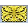 Aurelia Rosette - STL 3D model for CNC carving