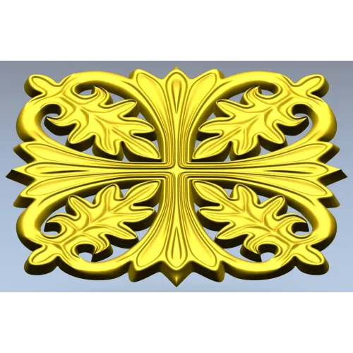 Aurelia Rosette - STL 3D model for CNC carving