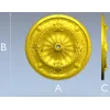 Розетка Аурелиус - круглая декоративная розетка STL для ЧПУ