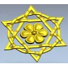 Starflower Rosette - STL 3D model for CNC milling