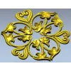 Regal Fleur Rosette - STL 3D model for CNC carving