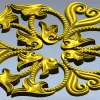 Regal Fleur Rosette - STL 3D model for CNC carving
