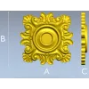 Розетка декоративная в классическом стиле - 3D STL модель для ЧПУ