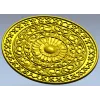 Розетка "Солнечный медальон" - 3D STL для ЧПУ