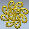 Вихревая розетка - 3D модель STL для ЧПУ