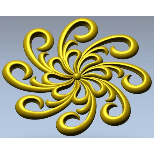 Вихревая розетка - 3D модель STL для ЧПУ