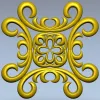 Розетка декоративная - 3D модель STL для ЧПУ