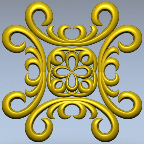 Розетка декоративная - 3D модель STL для ЧПУ