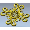 Розетка декоративная - 3D модель STL для ЧПУ